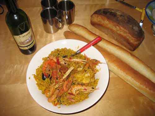 Heerlijk eten en drinken van de markt