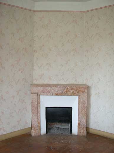 haard in de slaapkamer